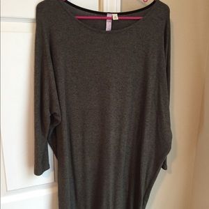 Francesca’s olive green sweater dress